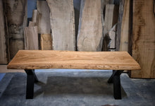 Load image into Gallery viewer, ARTISAN 'Oak" eläväreunainen penkki